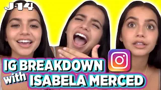 Isabela Merced Reacts to Old Instagram Pics With Jace Norman, Lilimar & More | IG Breakdown