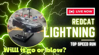 Redcat lightning str nitro top speed run! Can it catch the electric with more nitro?