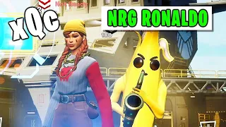 I played Fortnite with NRG Ronaldo and it was very TOXIC