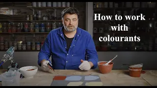 How to work with colourants in decorative finishes - Tutorial -