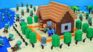 Лучшее из кирпичной шахты | 1000+ дней в Lego Minecraft - покадровая анимация