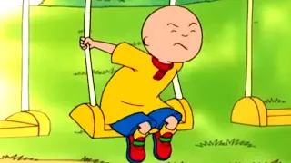 Caillou Stuck in Swing | Caillou | Cartoons for Kids | WildBrain Little Jobs
