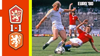 Czechoslovakia vs Netherlands 1 - 1 Highlight & All Goals Euro 80