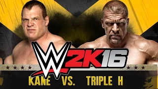 WWE 2K16 - Kane VS Triple H