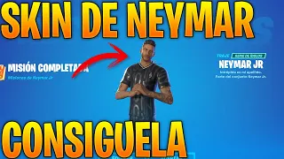 COMO CONSEGUIR A NEYMAR EN FORTNITE - MISIONES DE NEYMAR PARA CONSEGUIR LA SKIN DE NEYMAR JR