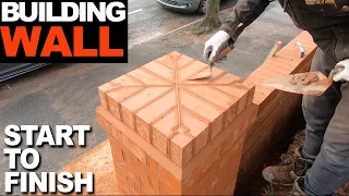 Building a Brick Wall from Start To Finish