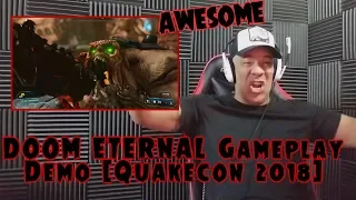 DOOM ETERNAL Gameplay Demo (Quakecon 2018) REACTION