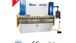 WC67K 80T2500 hydraulic metal sheet press brake bending machine