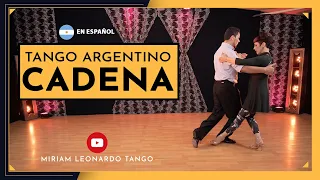 CADENA - Pasos de Tango  (Clase en Español)