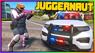 GTA 5 - JUGGERNAUT vs COPS (Revenge)