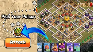 EASY METHOD How to 3 Star "PICK YOUR POISON" with TH10, TH11, TH12 | Clash of Clans New Update