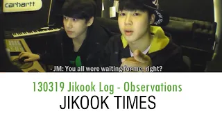 Jimin and Jungkook Vlive / log - Observation | Jikook Times 1