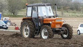 Fiat 1100 DT 4WD Turbo | Ploughing With 3-Furrow Ørum Plough | Manure Season 2017