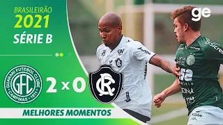 GUARANI 2 X 0 REMO | MELHORES MOMENTOS | 25ª RODADA SÉRIE B 2021 | ge.globo