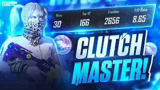 THEY CAN'T STOP ME❗️| THE CLUTCH MASTER  🔱 [ 8.5 K/D IN CONQUEROR LOBBY 👑] | MACHINE 🤖 | #BGMI