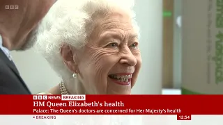 BBC One NEWSFLASH | Queen's Health Concerns | 8th September 2022