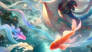 “神童と月夜の鯉のぼり”　リラクゼーション音楽　“Prodigy and Carp Streamers on a Moonlit Night”  relaxation music