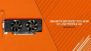 Обзор миниатюрной видеокарты GIGABYTE GeForce GTX 1630 Low profile 4G