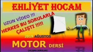 AĞUSTOS 2019 EHLİYET SINAV SORULARI MOTOR DERSİ (2)