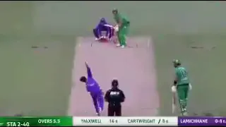 Sandeep Lamichhane wickets in bbl. First match of our real hiro. Lamichhane bbl first match
