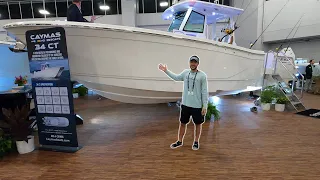 The BRAND NEW Caymas 34 CT Walkthrough at the Miami Boat Show 2023