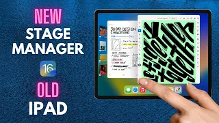 How to use Stage Manager with older iPads with IOS 16.1 (Review)