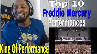 Top 10 Freddie Mercury Performances (Reaction)