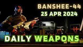 A good Whispering Slab combat bow today - Banshee-44 Destiny 2 Gunsmith Official Weapon Inventory