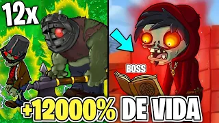 ¿Es posible terminar PVZ pero todos los ZOMBIES tienen x12 veces mas VIDA?