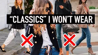 7 "Classic" Clothing Items I Won't Wear (and what I wear instead)