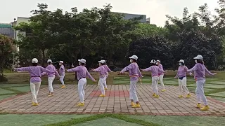 Teringat Selalu line dance. Choreo: Ning Puspawati & Supiyati (INA)