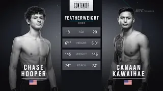 FREE FIGHT | 18-year-old Hooper Impresses | DWCS Week 6 Contract Winner - Season 2