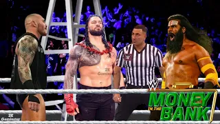 Money In The Bank - Roman Reigns vs Veer Mahaan vs Randy Ortan : WWE 2K22