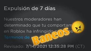 Top 10 maneras de ser baneado en roblox