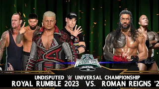 WWE 2K24 Wrestlemania 40 - Cody Rhodes VS. Roman Reigns | WWE Undisputed Universal Championship