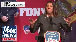 New York Attorney General Letitia James booed in New York City
