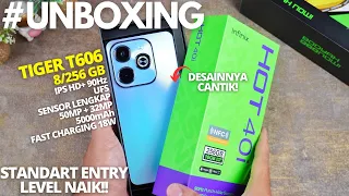 STANDART ENTRY LEVEL NAIK! UNBOXING Infinix Hot 40i Indonesia, Harga TERJANGKAU Tapi ALL AROUND!