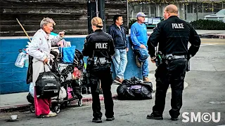 Homeless Encampment Cleanup Effort Undertaken on Venice's E. Sunset Avenue