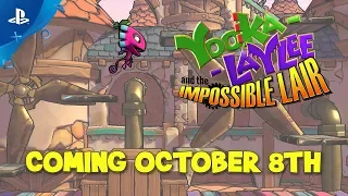 Yooka-Laylee and the Impossible Lair - Release Date Trailer | PS4