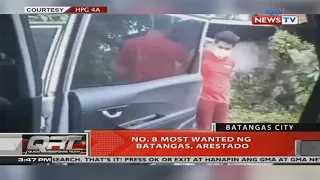 QRT: No. 8 most wanted ng Batangas, arestado