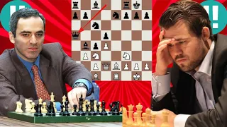 Inviting chess game | Magnus Carlsen vs Garry Kasparov 10