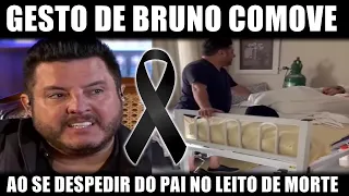 GESTO de Bruno, dupla de Marrone, em DESPEDIDA do pai EMOCIONA; impossível não chorar