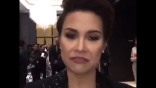 Lea Salonga's message for Maxine Medina. #missuniverse Courtesy of Solar, LCS, MUO