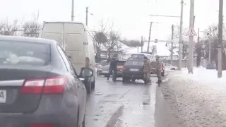 Драка на дороге в Белой Церкви.