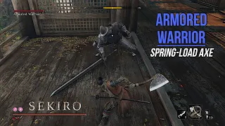 Sekiro - Armored Warrior with spring-load axe (no Kuro's Charm / Bell Demon)