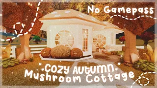 No Gamepass Cozy Autumn Mushroom Cottage - Build and Tour - iTapixca Builds