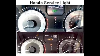 Reset Oil Change Service B1 in a Honda Odyssey to 100%