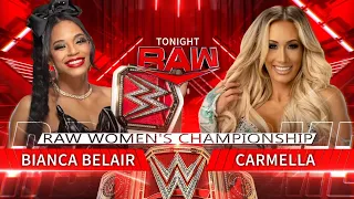 Bianca Belair vs Carmella (Raw Women's Championship - Full Match Part 1/2)