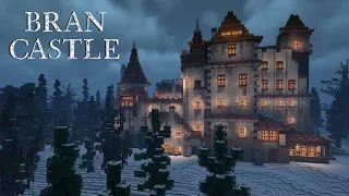 Bran Castle | Medieval Gothic Castle | Minecraft Timelapse