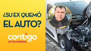 LLAMÓ LA EX: El polémico caso de hombre que le quemaron el auto en Maipú - Contigo en la Mañana